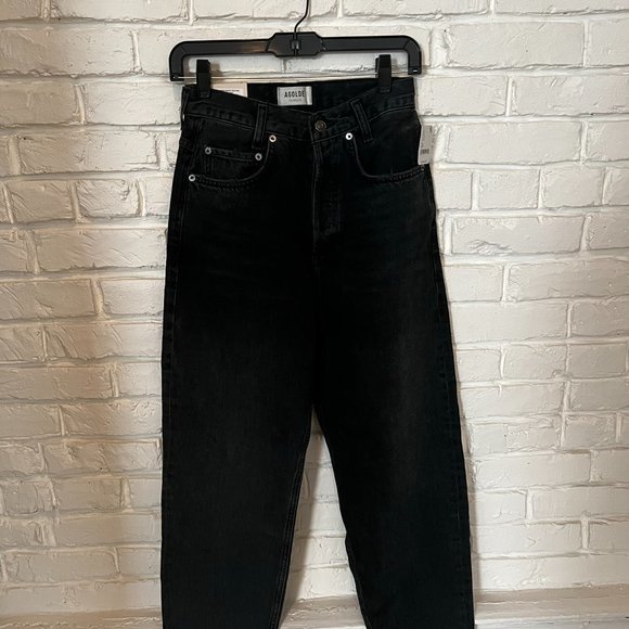 Agolde jeans tapered baggy high rise - black - Picture 7 of 7